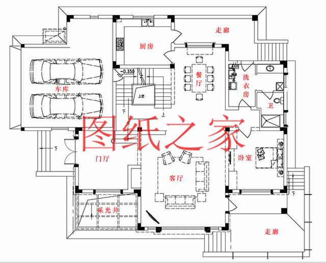 分享3套二层别墅设计图，240平超大户型，宽敞大气。