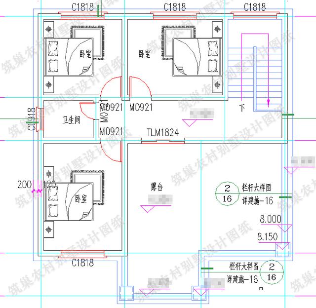 3套10×10米农村三层自建房设计图，为什么选择建造户型1最多？