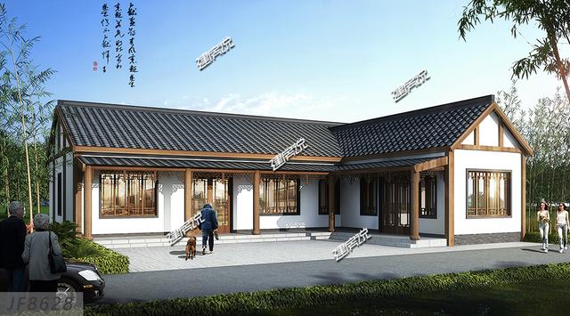 中国风农村别墅设计图，布局合理，温馨舒适