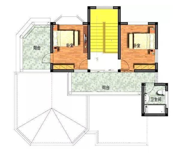 占地130平农村三层别墅设计图，盖出来如同城堡一般，造价只要30万！