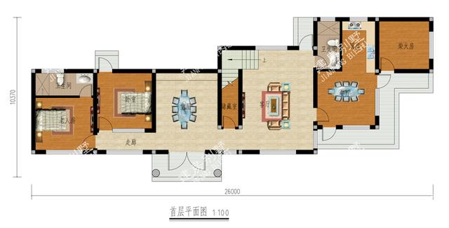 26x10.3二层自建房，最普通的设计，不一般的享受