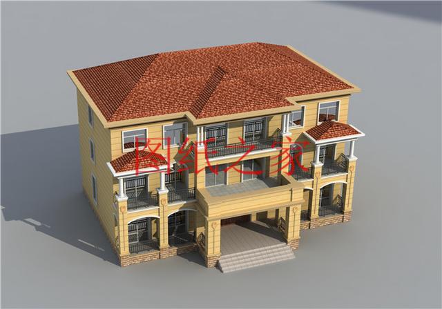 分享5套三层双拼别墅设计图，兄弟俩齐心协力建别墅！
