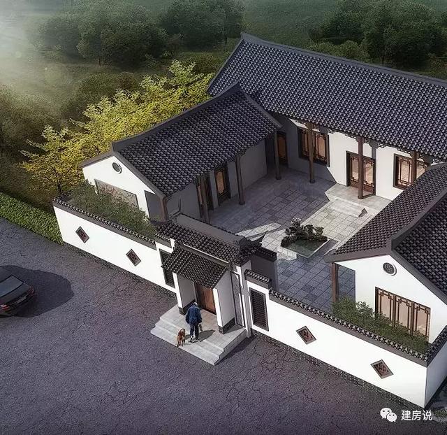 有庭有院才像个家，中国最美的四合院别墅设计方案，国人心中最爱