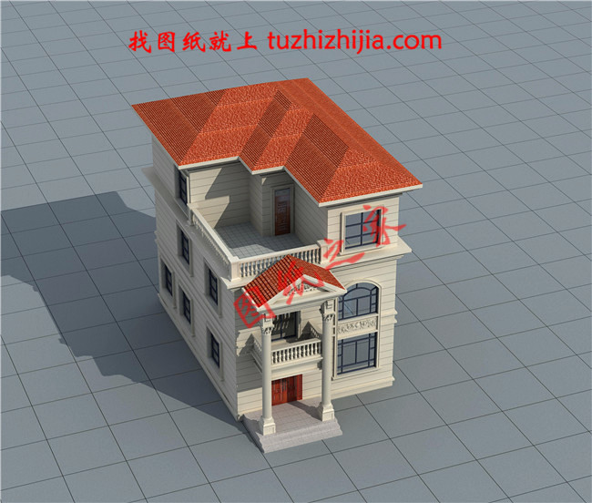 农村100平米自建房图纸设计，小宅基地也能建成大气实用的别墅！
