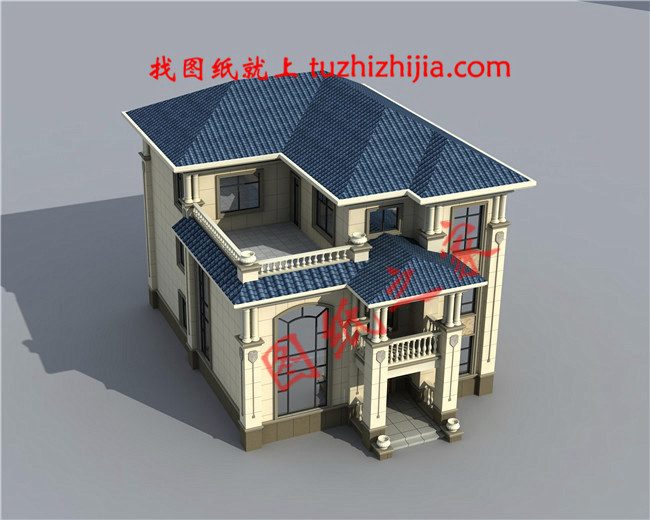 经典三层欧式造型别墅图纸
