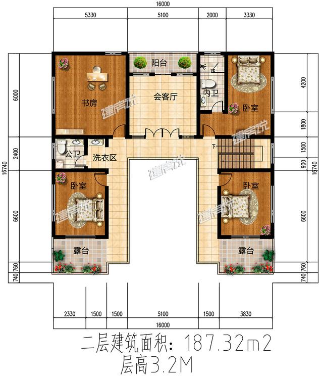 270平米四合院别墅设计方案，中国人的归属、心安之处