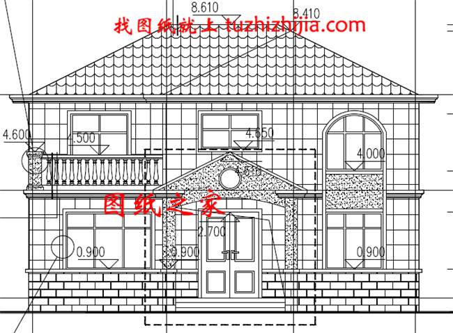 12×11米两层棉麻建房图纸,农村建房最佳农村连肩袖图纸户型图片