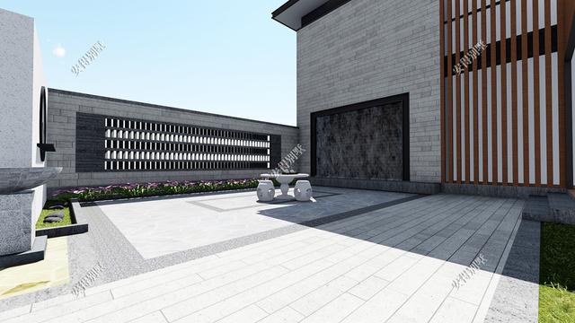 5套气场十足的新中式合院别墅设计图，带你见识真正的豪宅