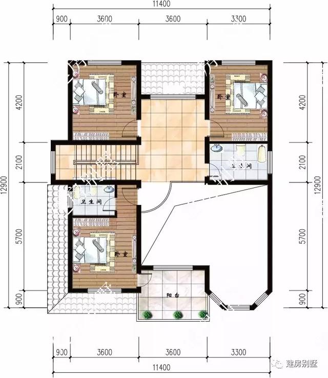 简单易建的二层别墅设计图，简约精致，第二栋的室内布局让人竖大拇指。