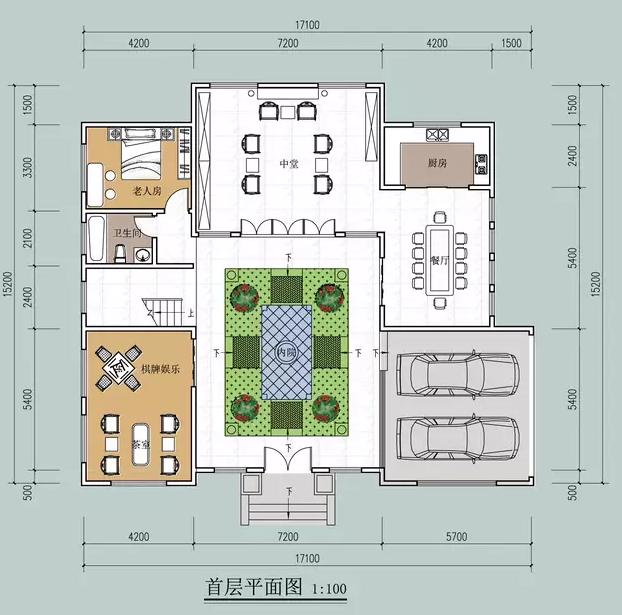 四合院别墅设计图，浙江富豪卖掉深圳的房，回乡盖了栋，成了村里的王者