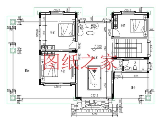 5套开间18米的三层别墅设计图，宽敞明亮、利落大气，非常实用！
