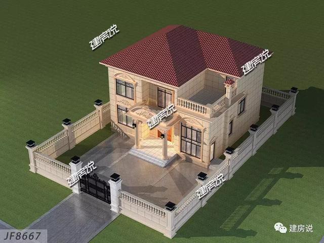 漂亮别墅设计图，28万就能建，抢手！非常抢手！