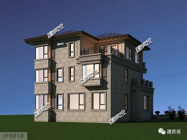 3层别墅设计图，选这款，实用又上档次，完全不输大豪宅