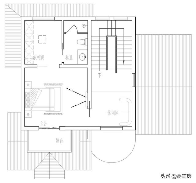 52万浙江欧式别墅设计图，空间通透，自住同时也能出租，农村建一栋真合适