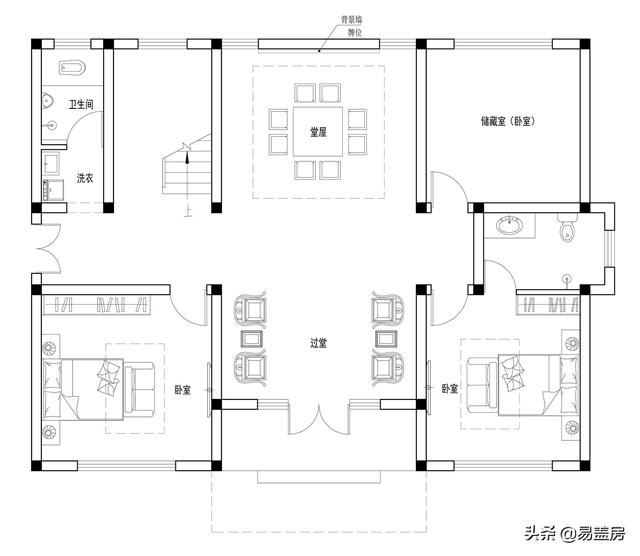 长沙2层欧式别墅设计图，宅基地小也不怕！小体量也有大空间