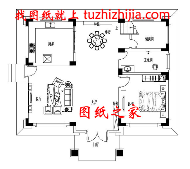 110平方米新农村三层房屋设计图,含外观效果图