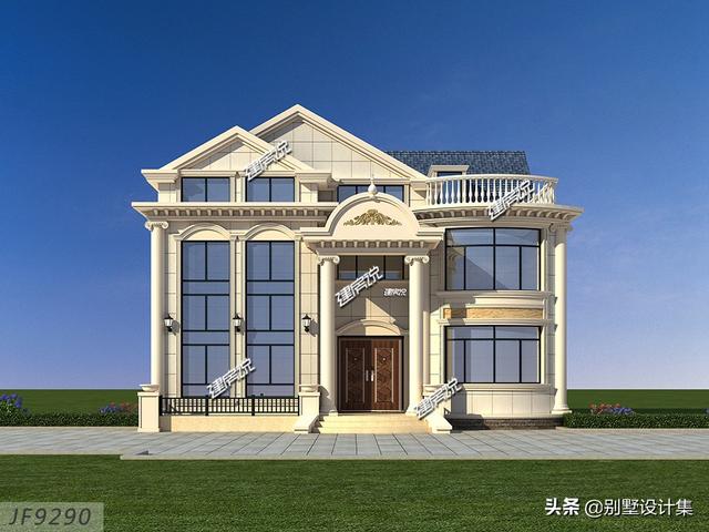 11x12米三层豪华欧式别墅设计图，外观豪华大气上档次，室内布局合理