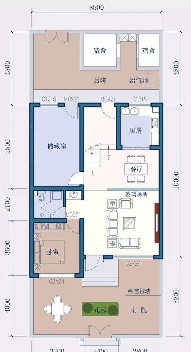 这三款自建别墅设计图,房间布局简洁紧凑,空间合理,经