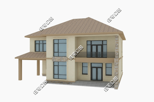 盖房子有两点要求，一是造价要低，二是房子一定要实用，这款别墅设计图送给你