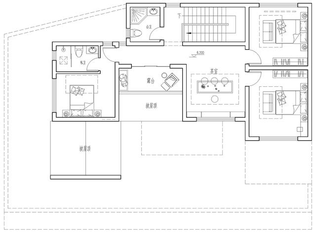 江西吉安别墅项目概况：中式别墅设计图，占地140平左右