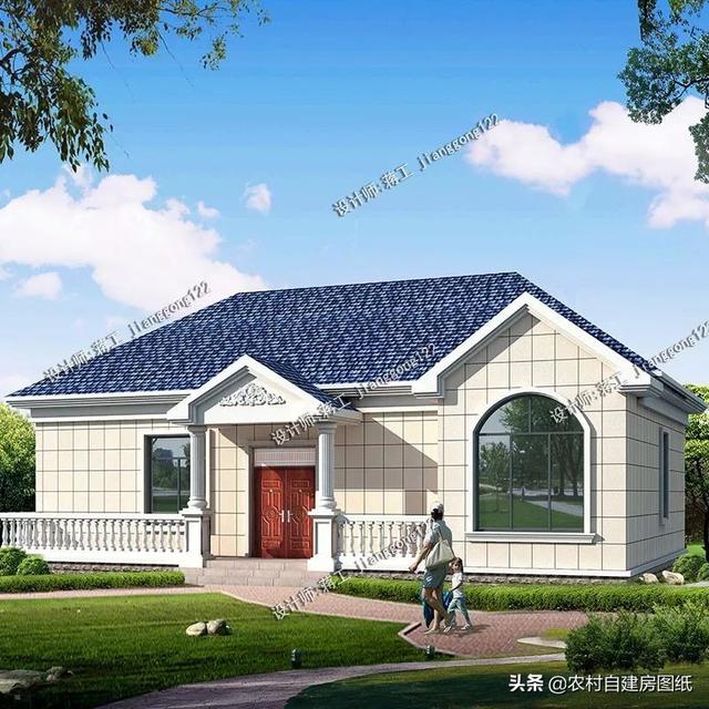 2020年7款最新一层农村别墅设计图，豪华范的，有实用派的，有你喜欢的吗？