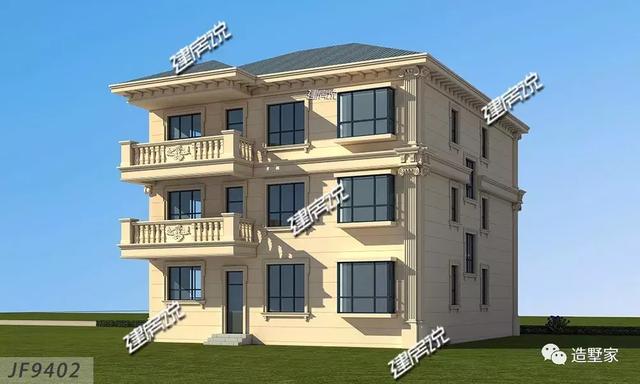 欧式自建三层别墅设计图，不一般的人建不一般的别墅！
