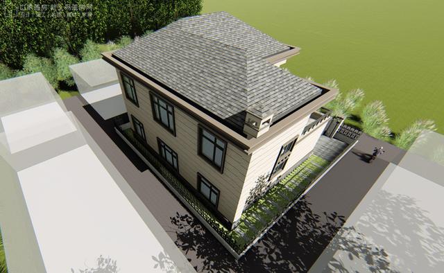 河南南阳二层新中式别墅设计图，户型实用