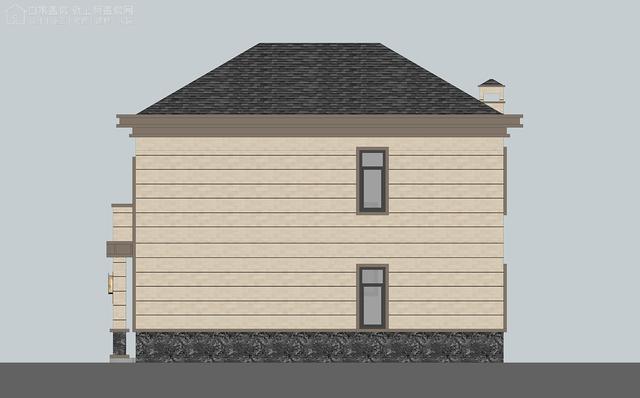 2019年下半年农村建房最新款二层小别墅，简单大气