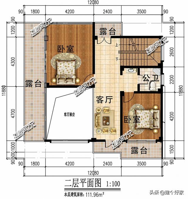 广东95平现代风格四层自建房屋设计图，100以内的经典方案