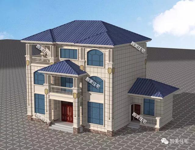 16×10米左右的三层自建房子户型图，还带神位