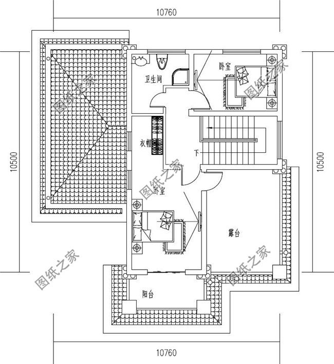 115平方米新农村三层房屋设计图,预算25万左右