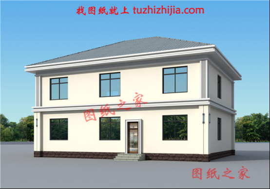 新中式农村自建二层别墅设计图纸，这样建的房子老人孩子都喜欢