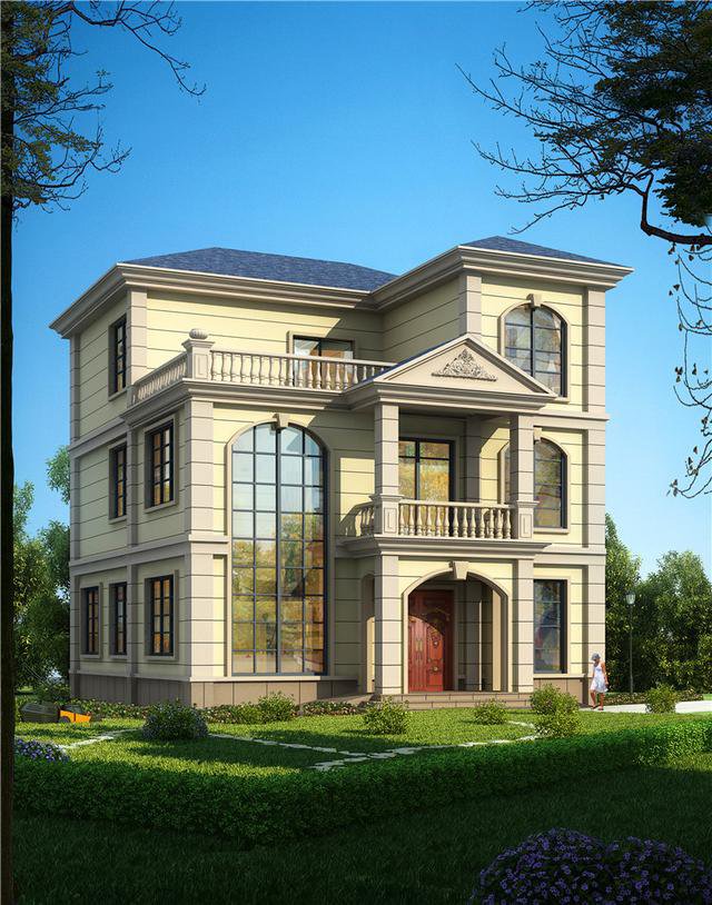 推荐：三款120平米三层农村建房子设计图，保证让你眼前一亮