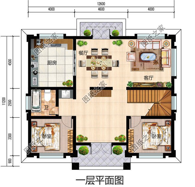 120平米农村房屋设计图,80%的人都喜爱_盖房知识_图纸