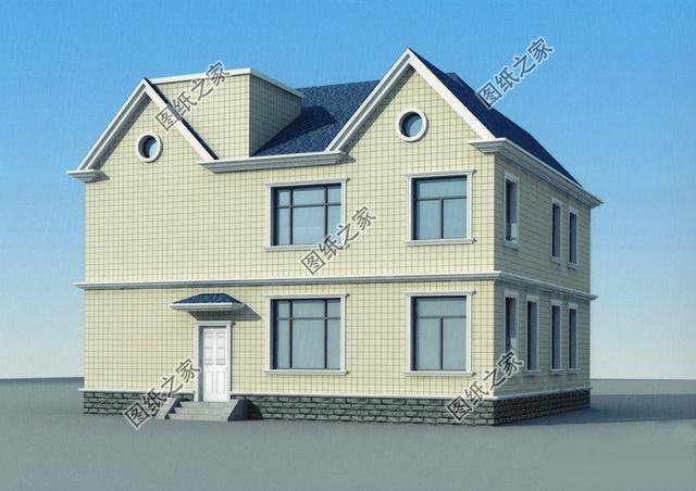 农村复式二层半别墅图，这样建的房子，住着更舒适