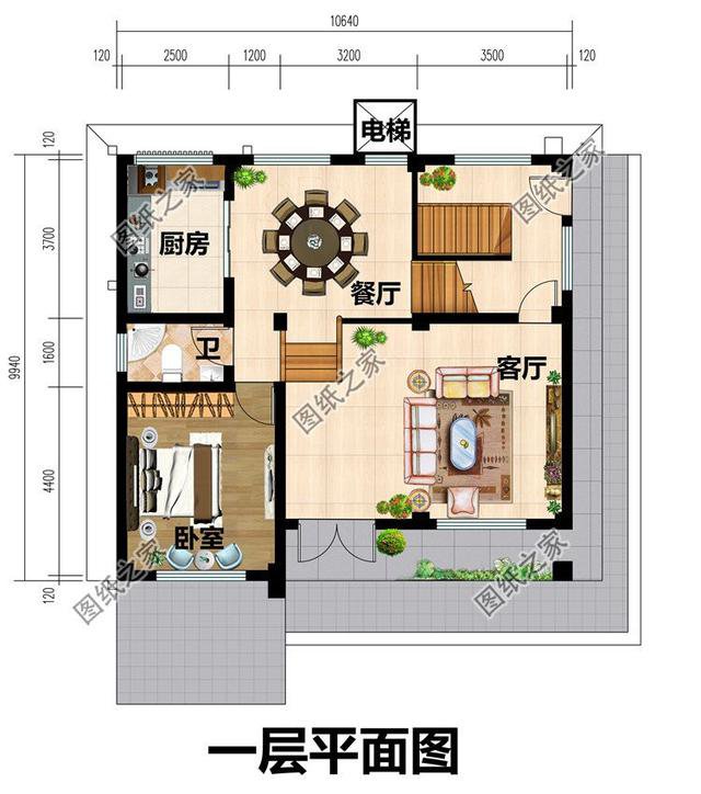 新款现代三层平顶别墅设计图，符合生活需要，建房前一定要看看