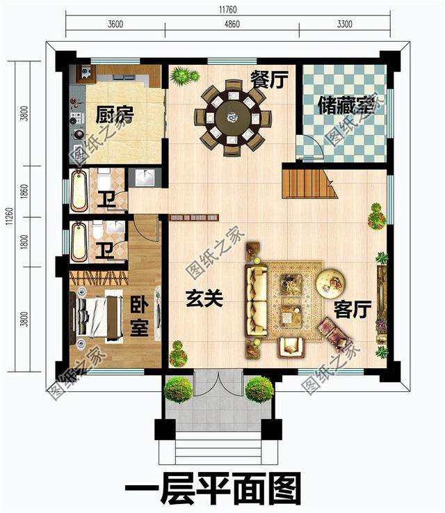 2022年新款三层别墅设计图纸功能齐全让农村房屋变的不在普通