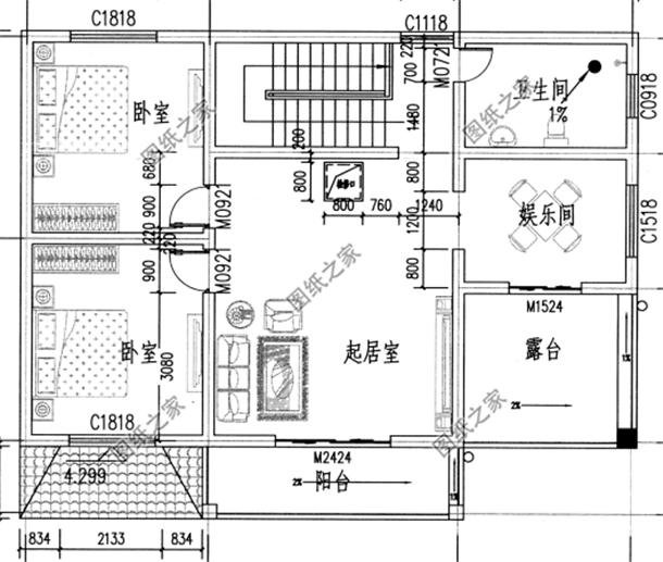 农村120平米普通建房设计图,简约大气,有建房需求的朋友快收藏