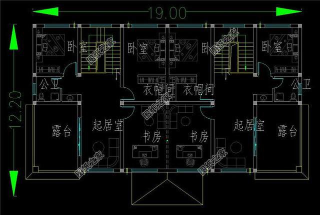 一户占地100平米左右的连户双拼别墅,感情好的兄弟都开始入手了