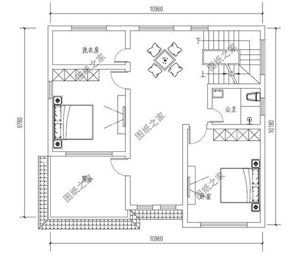 农村建房设计效果图,布局合理人人问,住新房心飞扬