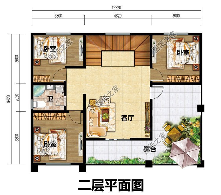 12x9米农村房屋设计图，越看越耐看，布局巧妙，全家人住非常舒适
