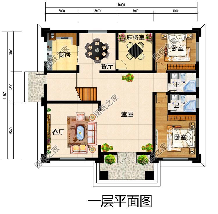 三款实用性超强的三层实用带露台别墅设计图，建上一栋太有面子