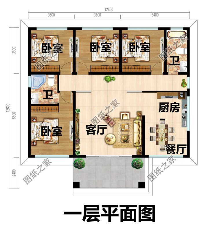 新中式一层别墅，淳朴时髦的新中式，让你眼前一亮