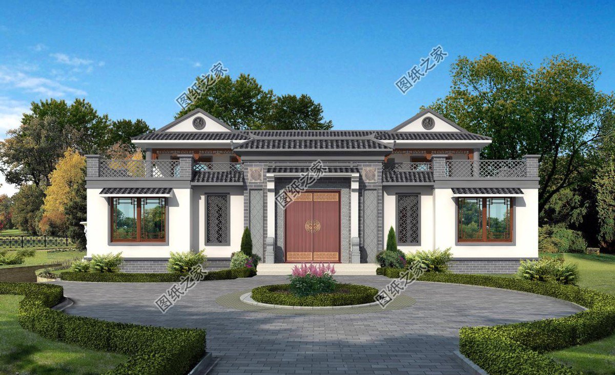 国风四合院别墅设计，中国式浪漫的完美体现，国人的理想住宅