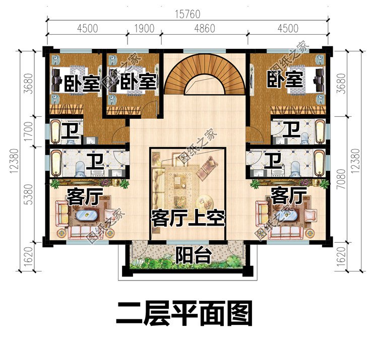 二层新中式小别墅设计图纸