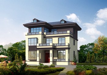 新中式三层楼房设计方案，极具中国风，农村土豪的专属别墅