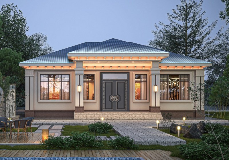 网红农村一层小别墅设计图，建一层的必看