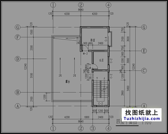 90平方米農村三層半房屋設計圖紙和效果圖,9米x12米