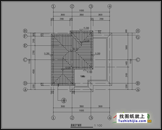 三层半经典小别墅房屋设计图纸