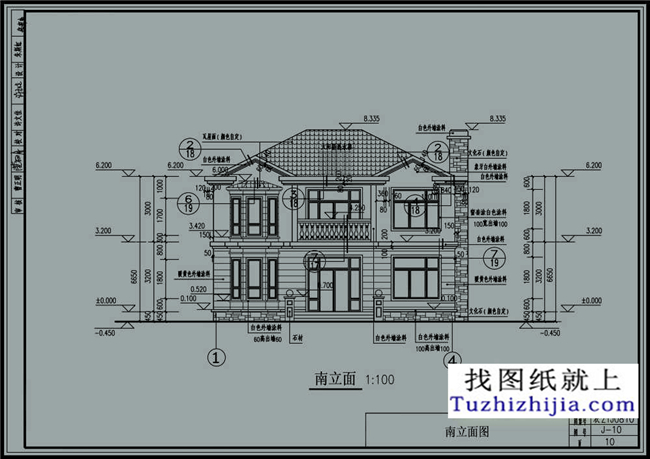 90平方米新农村住宅设计二层小别墅设计图纸,11x9米